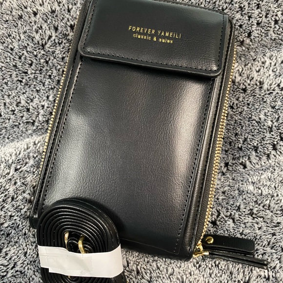 Handbags - Ladies clutch with strap phone holder wallet purse